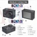 OkaeYa-4K WIFI HD Waterproof Sports Action Camera 16MP 